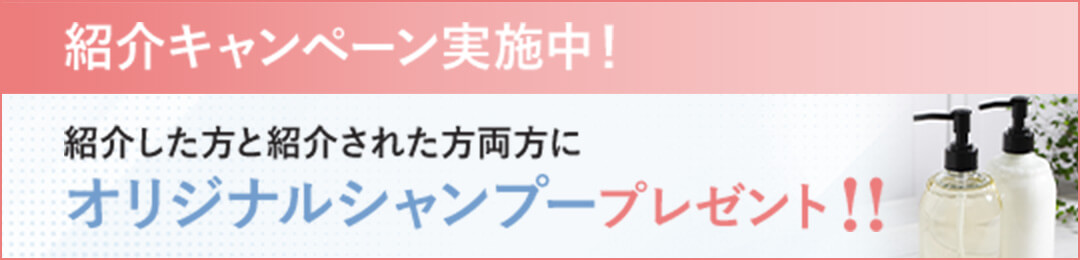 紹介キャンペーン実施中！
